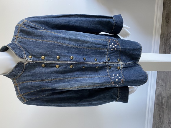 Faded Glory Denim Coat Vintage - Picture 2 of 16